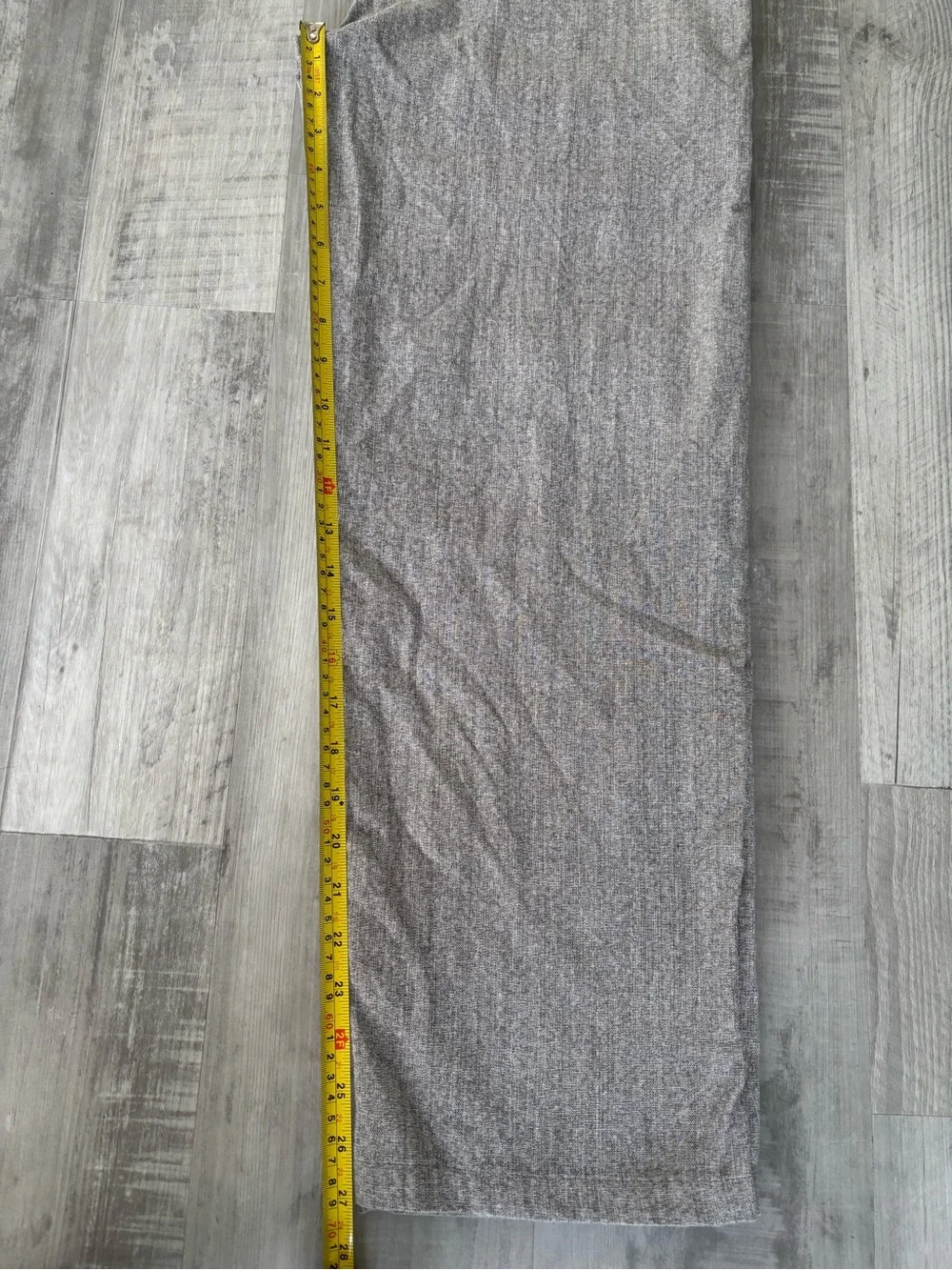 Men's Gray Drawstring Casual Linen Pants
